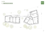 Plan 1 Obergeschoss - Herrliche Wohnung mit schöner Terrasse und Grünblick!